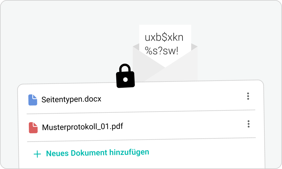 Verschlüsselte Datencloud
