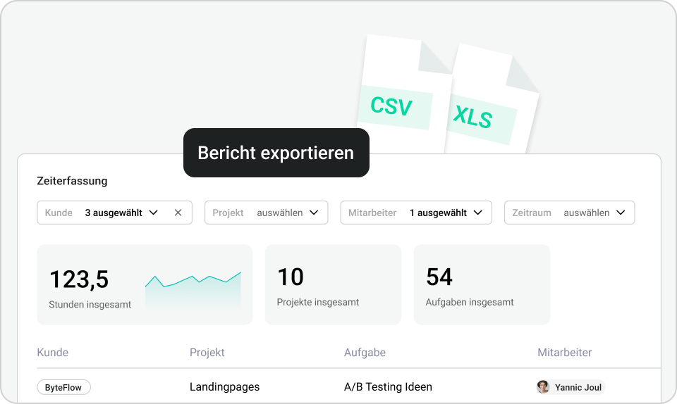 Exportfunktion
